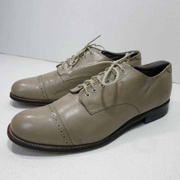 Stacy Adams Cap Toe Leather Dress Oxfords Formal Footwear Men\'s Shoes 9.5 D main image 5